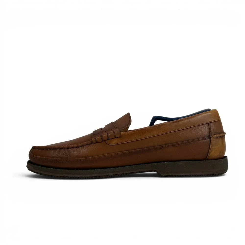 Mephisto Cap Vert Penny Loafers‎ Mens 10 Rust Brown Leather Comfort Slip On